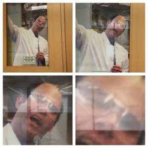Even when on sabbatical, Dave's presence can still be felt in lab